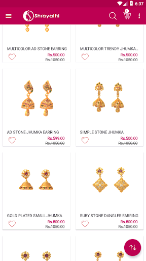 Android application Shrayathi screenshort
