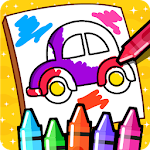 Cover Image of Unduh Buku Mewarnai Mobil untuk Anak - Doodle, Paint & Draw 2.4 APK