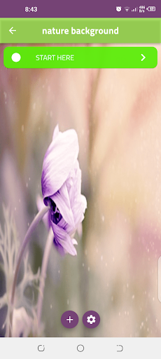 Android application nature background screenshort