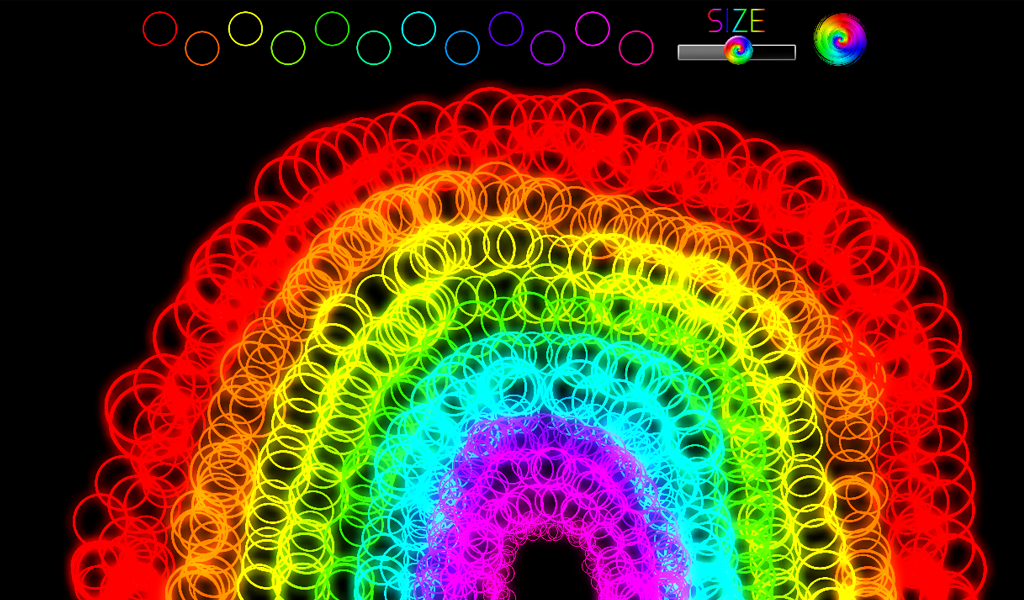 Android application Magic Loom Rainbow Draw screenshort