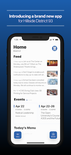 Android application Hillside School District 93 screenshort