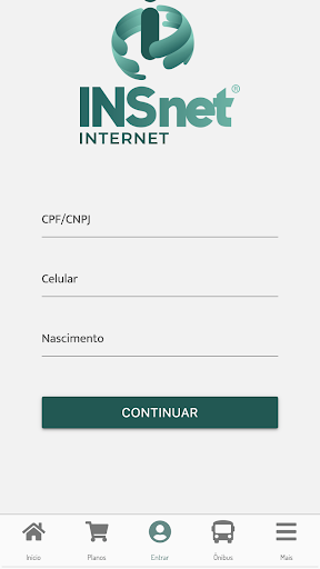 Android application INSnet Internet screenshort