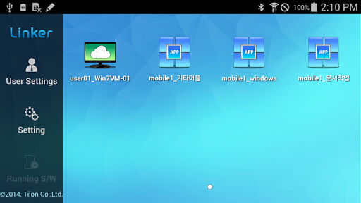 Android application Linker Mobile screenshort