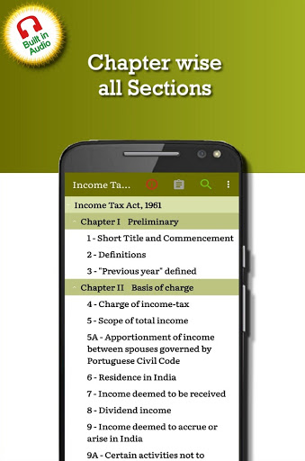 Income Tax Act 1961 Screen 2