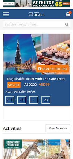 Android application Great Deals Dubai screenshort