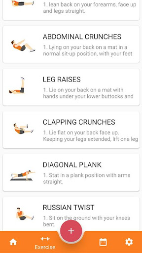 Six Pack in 28 Days Abs Home Screen 2