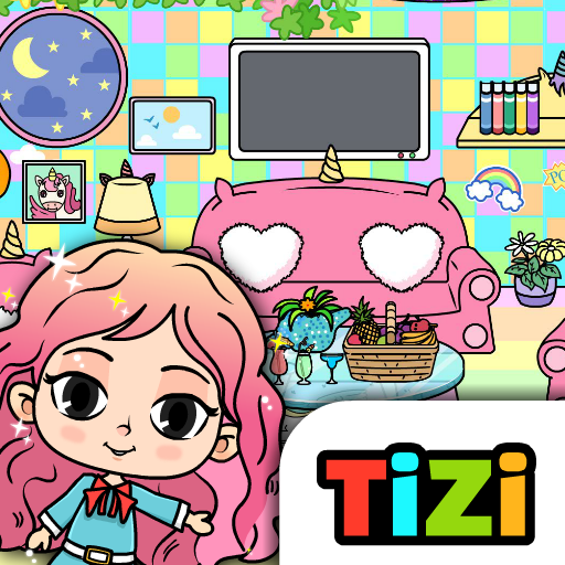 Tizi Town Home Decoration Game Logo