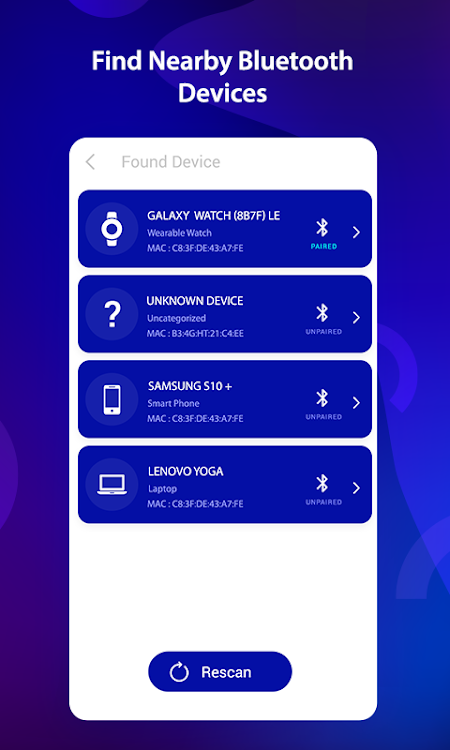 Bluetooth Finder & Scanner - 1.7 - (Android)