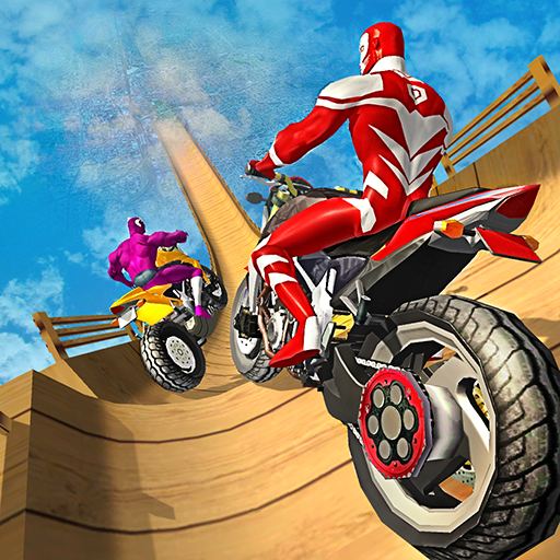 Superhero GT Bike Racing Stunt