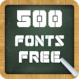 500 Fonts Free icon