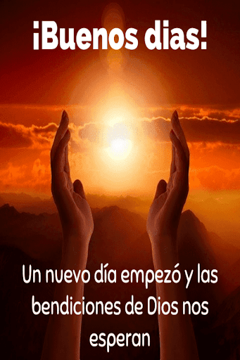 Android application Buen día imágenes screenshort