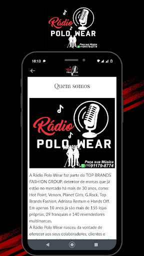 Rádio Polo Wear Screen 2