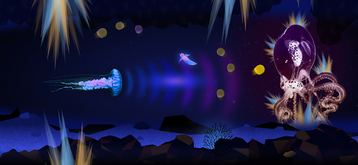 Android application Jellyfish Journey screenshort