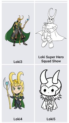How to draw Lokiのおすすめ画像2