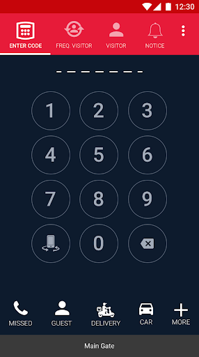 Android application MyGate : Guard App screenshort