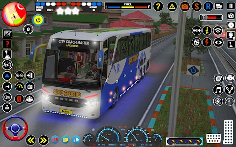 City Coach Bus Driving Sim 3Dのおすすめ画像5