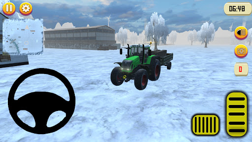 Android application Tractor Farm Transport Game screenshort