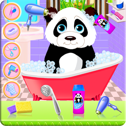 Panda Pet Vet Daycare Games logo