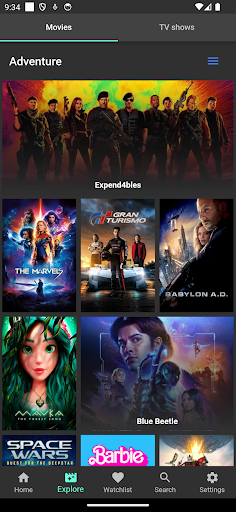 myFilms: movies & TV shows Screen 2