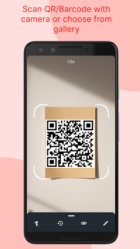 Android application QR Code Scanner screenshort