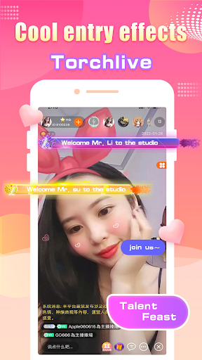 TorchLive-Live Streams & Chat Screen 2