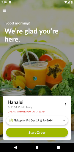 Akamai Juice Company Screen 2