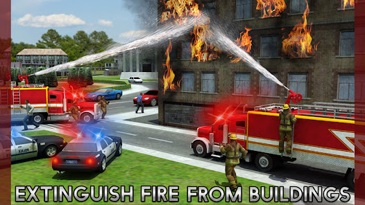 Fire Truck：Firefighter Rescue  screenshots 4