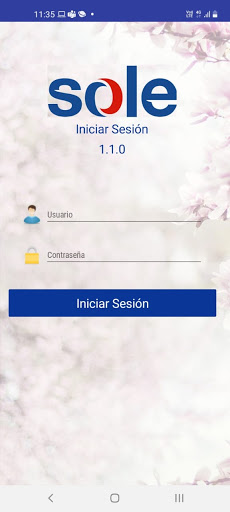 Android application SOLE - Exhibiciones screenshort