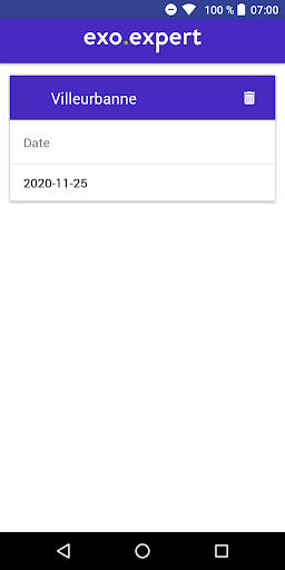 Android application Assistant exo.expert screenshort