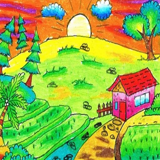 example of drawing a scene