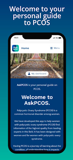 Android application AskPCOS screenshort