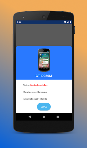 Check IMEI Locked Blocked Stol Screen 2