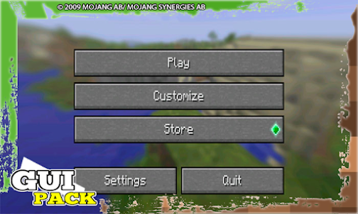 GUI Pack Mod para Minecraft PE
