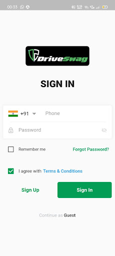 Android application DriveSwag Store screenshort