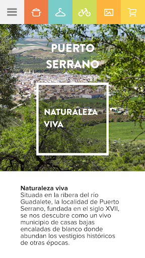 Android application Conoce Puerto Serrano screenshort