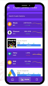 Crypto Currency Tracker 1.0 APK + Мод (Unlimited money) за Android