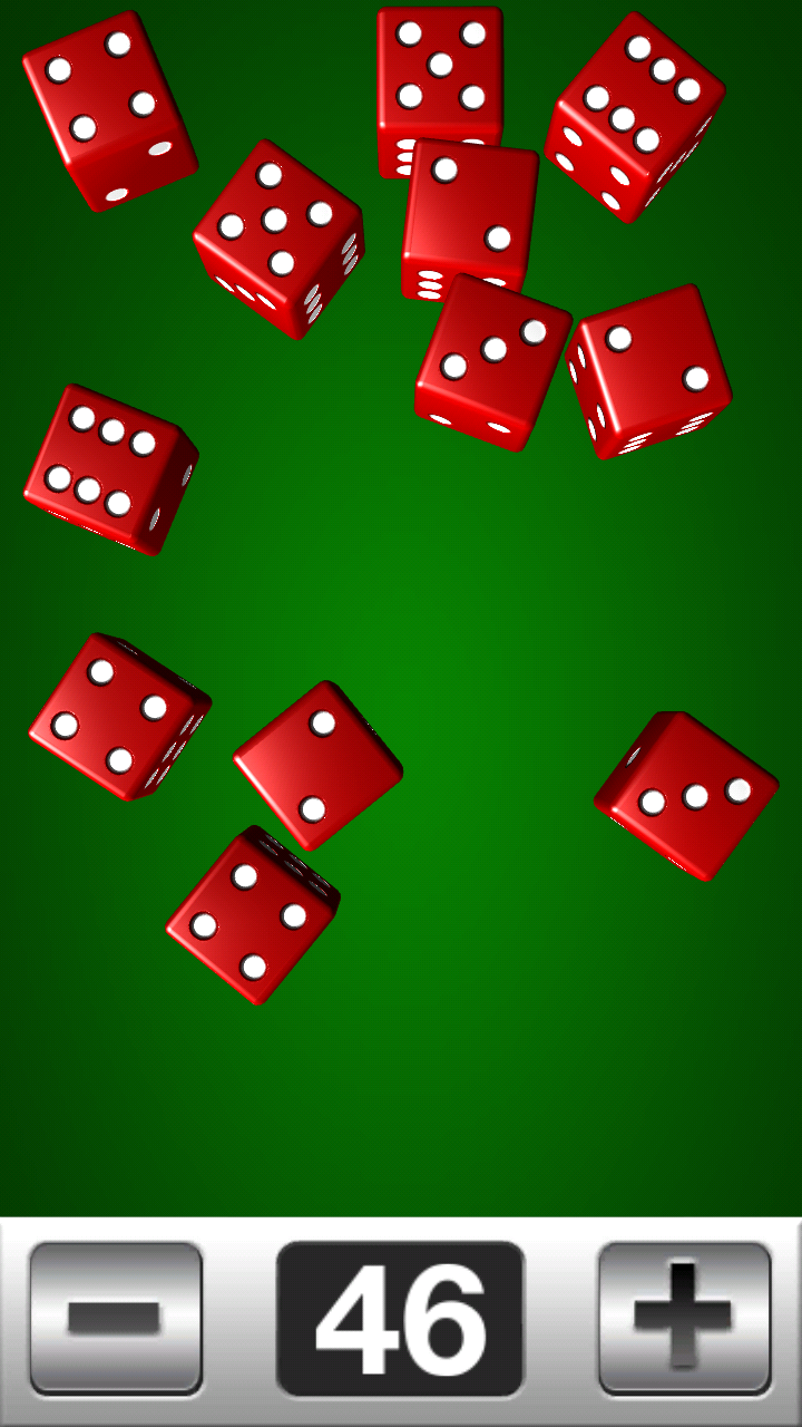 Android application Dice 3D screenshort