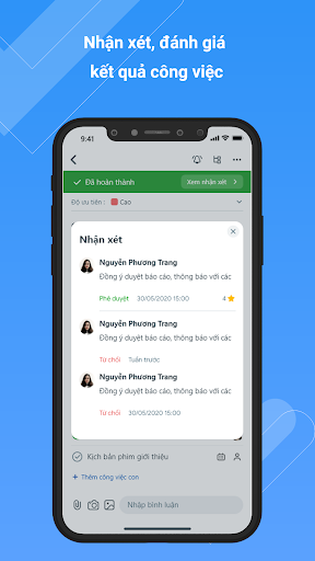 Android application MISA TaskGo screenshort