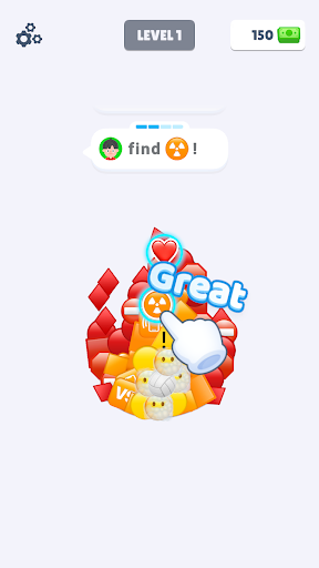Android application Find Emoji screenshort
