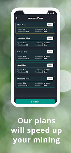 Bitcoin Cloud Mining & Earn Screen 3