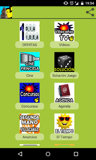 Android application VILLACAÑAS TELEVISION TV screenshort