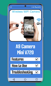 A9 Wifi Mini Camera v720 Guide