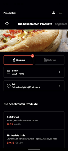 Pizzeria Hahn Screen 3