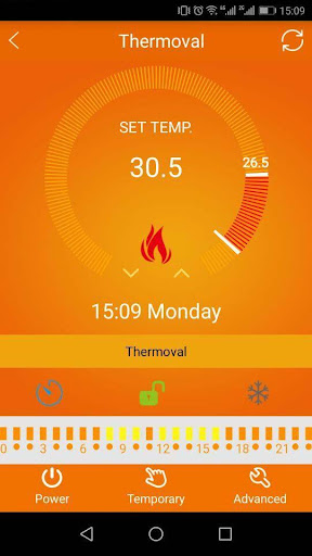 Thermoval WiFi Screen 2