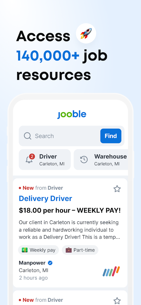 Jooble Job Searchのおすすめ画像1