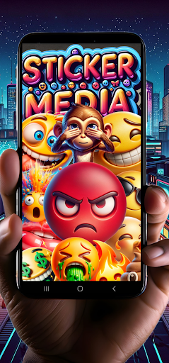 Android application StickerMedia:Emojis HD y Memes screenshort