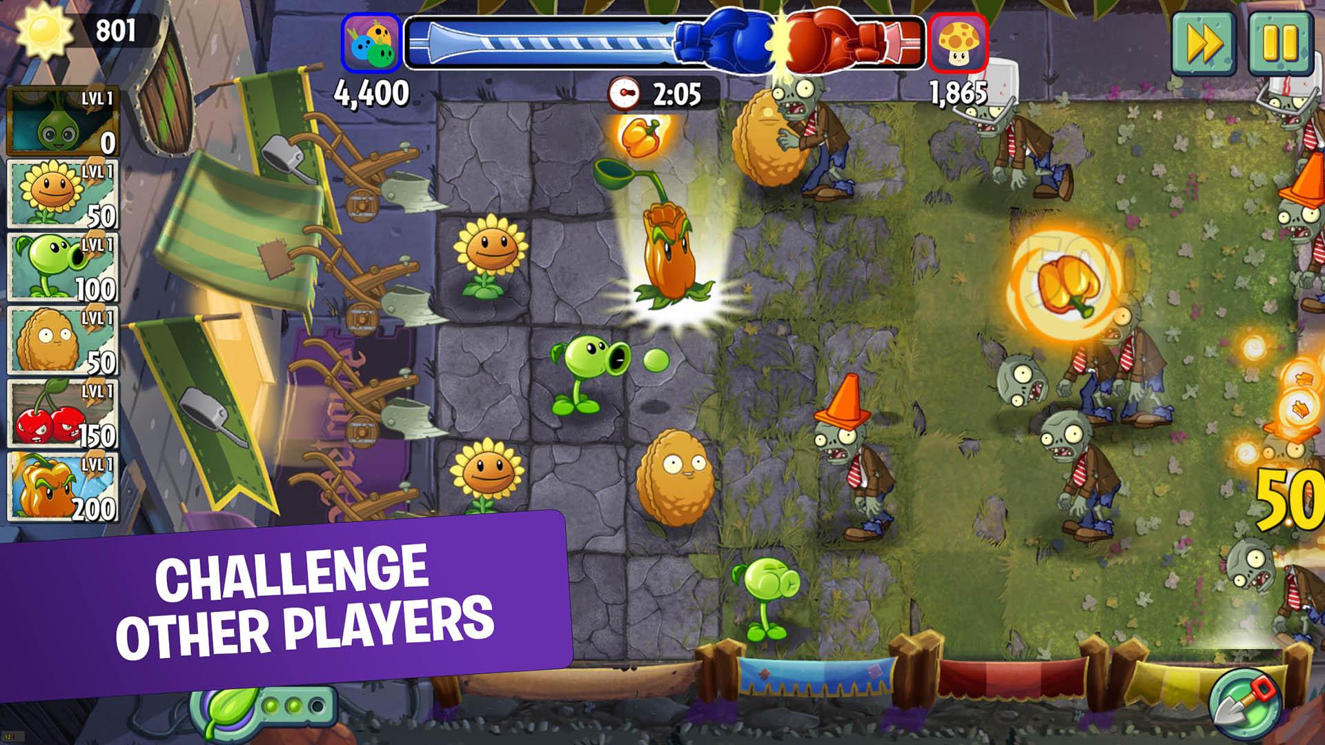 Android application Plants vs. Zombies™ 2 screenshort