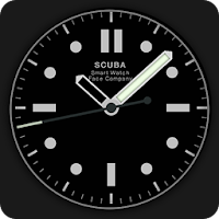 Scuba Diver Watch Face