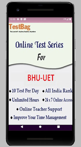 Android application BHU UET Exam Preparation App screenshort
