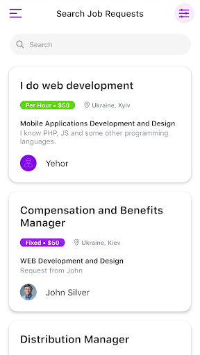 Android application COSA - Customizable on-demand screenshort